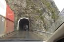 One of the many tunnels in Kaikoura