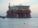 oil platform at the dock