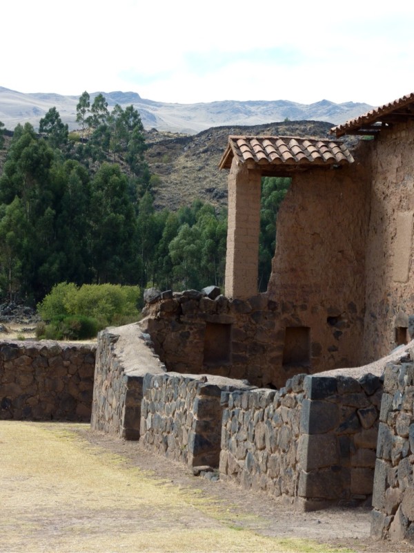 The Inka trail behind the building