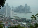 Panama City as seen from Cerro Ancon.
650 feet above sea level and the highest point in Panama City 
