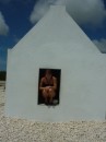 white slave hut with Julia