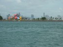 Panama City and new museum on the left