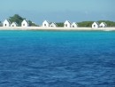 White slave huts in Bonaire