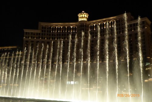 The Bellagio water show.