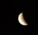Eclipse as seen from Moorea.  Center of the footprint of the lunar eclipse.  Best viewing location in the world.  If it is a clear night.  