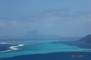 Tahaa to the left and Bora Bora off in the distance