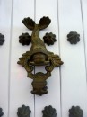 one of the many door knockers in Cartagena