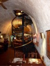 Zig zag restaurant, notice ceiling for earthquakes