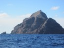 Sailing by Redonda enroute to Guadeloupe and before Montserrat