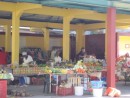 Fresh produce market, Grand Bourg, Marie Galante