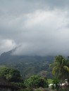 Mt. Pelee under cover of cloud