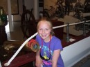 Hannah and Clyde at the Museum of Yachting, Newport, RI