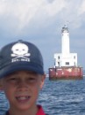 Hayden and the Buzzards Bay Lightship.