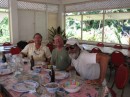 Tony, Steve & Dave, after consuming huge quantities of poisson cru, banana poi, etc.