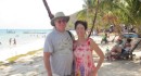 Gail and Tony on the beach.