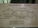 Diagram of the catacombs underneath the cathedral.