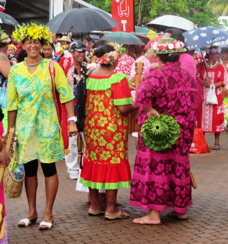 Beautiful Tahitian dresses