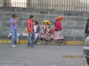 Plaza de Armas, local Quechua ladies in their typical dress.