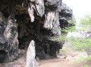 Caves with indian inscriptions.