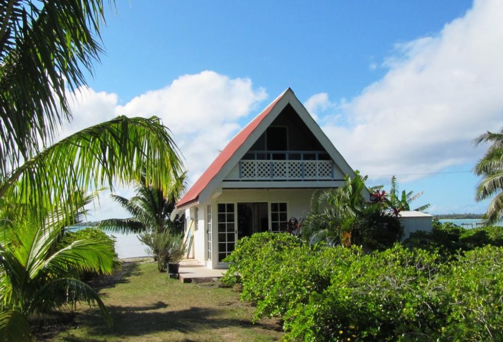 Typical house on lagoon.