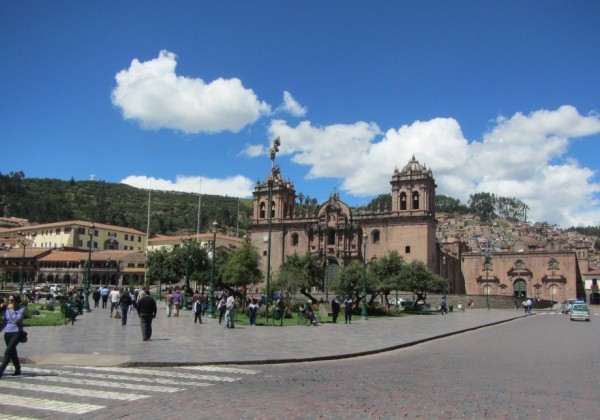 The Cathedral, built on top of an Inca temple.