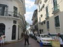 Typical narrow streets in Casco Viejo.