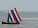 This was the prettiest sail we saw on an ulu. 