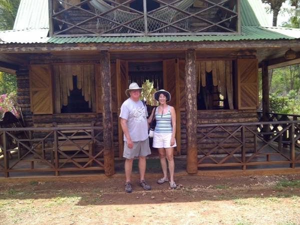 Tony and Gail at the Coconut House.