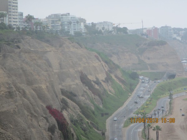 Miraflores from a distance.