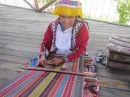 Local Quechua woman with her loom.