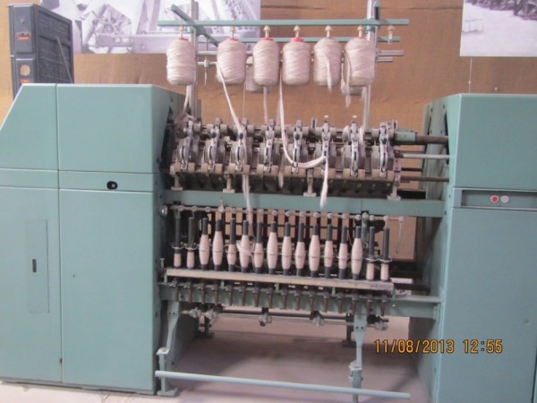 The Topmaker machine is used to enhance the regularity of the combed sliver.