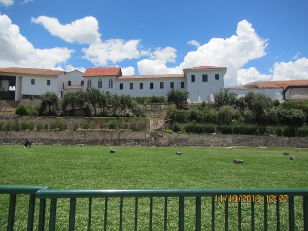 View of the terraces and the convent.