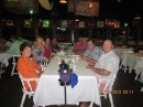 Dinner at La Regatta with friends from Australia, Germany and Switzerland.