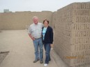 Tony and Gail at the site.