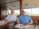 Bill & Tony enjoying some leisure time in between snorkeling and hiking activities.