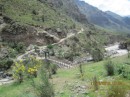 The Inca Trail as it crosses the river.