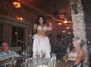 The belly dancer at Beirut dancing for Andrew and Lee (SV-Catherine), from Australia. 