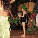 Jensen dancing Tahitian style.