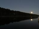 The “super moon” reflecting so big, bright, and beautifully on the ICW.