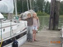 David and Charlie- our sailing friends in Canada