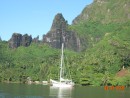 at anchor in Cooks Bay, Moorea
French Polynesia 2008