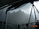 ...and another rain shower. Moorea