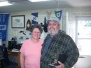 Anne and Hank - owners of Waypoint Electronics in Port Angeles.