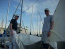 Axel and Frank...our sail makers.
Schattauer Sails!! - Seattle