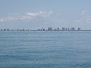 Offshore view of land between Ft. Myers to Marco Island