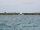 They had the sandy beach added to their backyard.  Very pretty house on private island between Man-O-War and Great Guana Cay