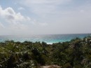 View from top of hill at Highborne Cay