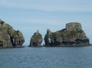 Interesting rock formations in the picturesque passage to Fitzroy Harbour, Great Barrier Island. We were lucky to have 3 lovely calm, blue days to relax and enjoy Great Barrier before crossing the last 40nm back to Marsden Cove.