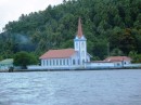 Churches are usually the biggest buildings on the islands.