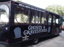 Or, for something really unusual, you could always jump aboard the ghost mobile. (Historic St. Augustine FL)